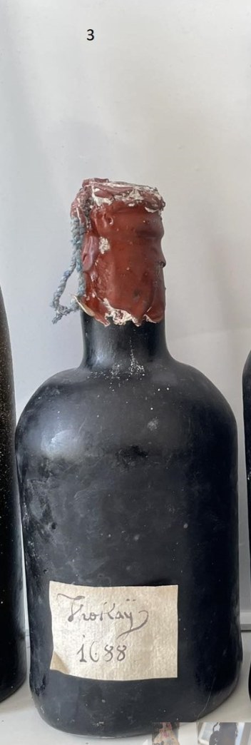 The second 1688 bottle, its strip reading Tokay 1688