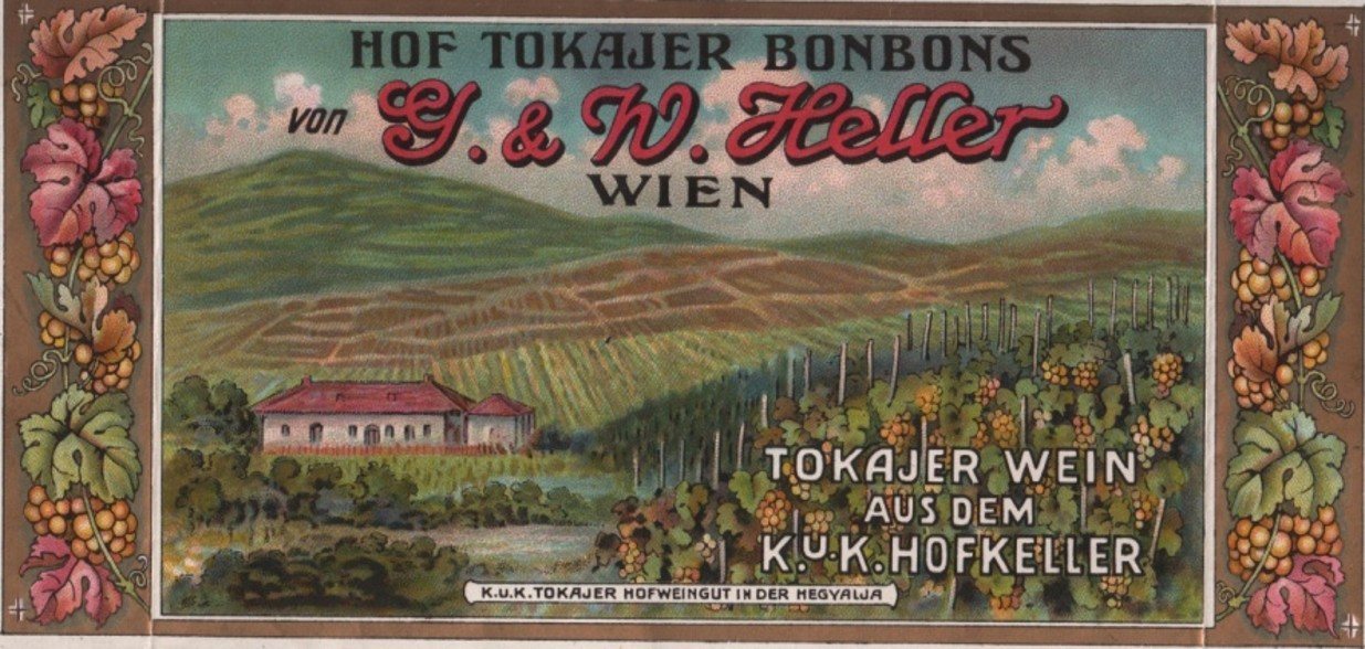 Hof Tokajer Bonbons box lid