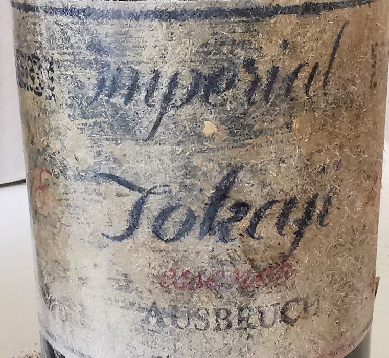 Label reading Imperial Tokaji with red script beneath