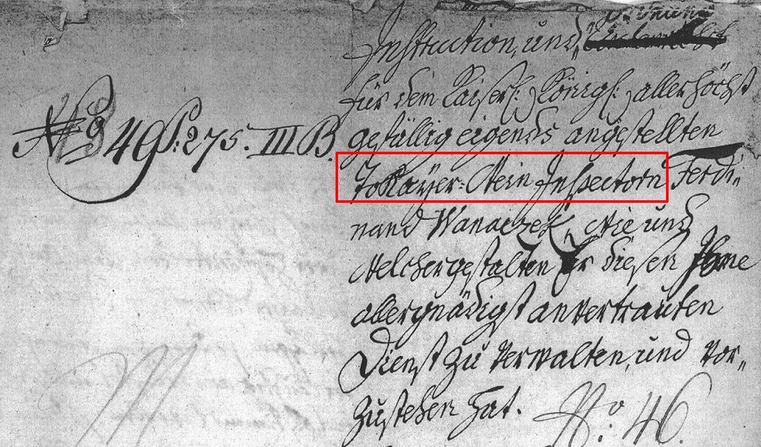 Instruction for the Tokay Wine Inspector, 1771