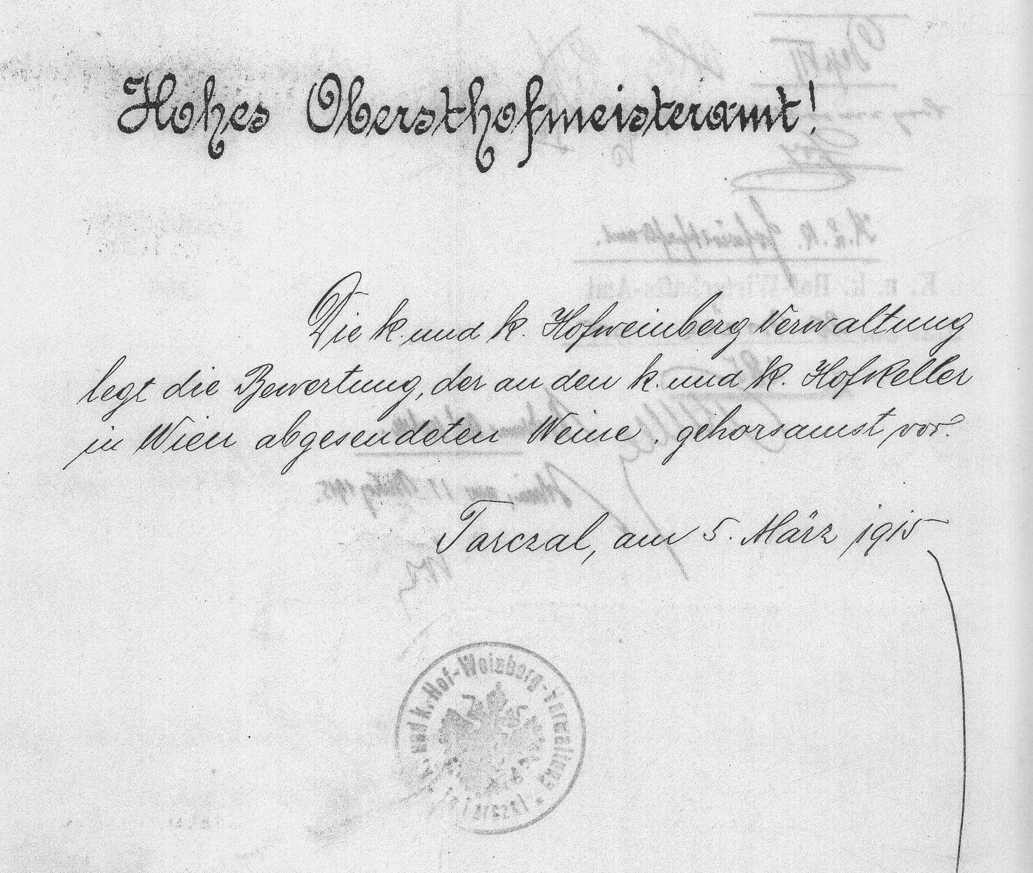 Harvest petition, 1915