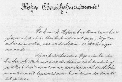 Harvest telegram from Tarczal, 1915
